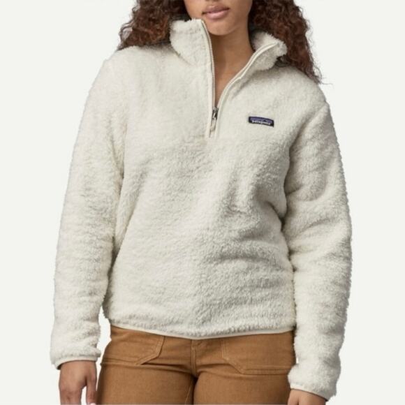 Patagonia Women’s Los Gatos Fleece Quarter Zip Pullover Pink Size Medium - Picture 1 of 8